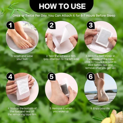 Detox foot pain Relief patch  ( Buy 1 get 1 free )