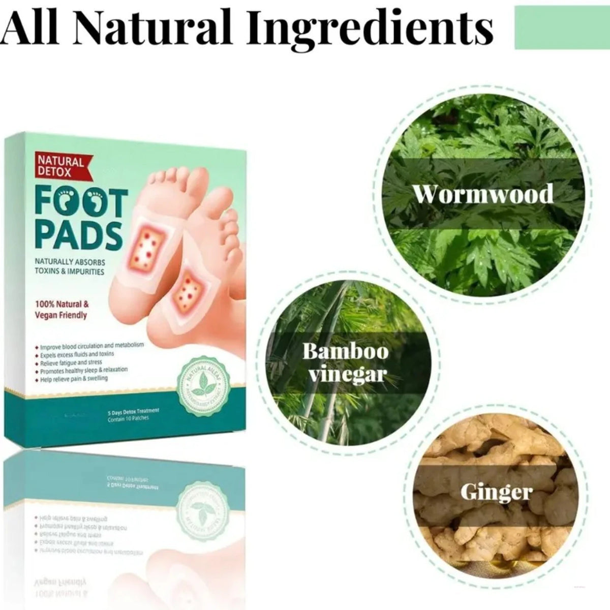 Detox foot pain Relief patch  ( Buy 1 get 1 free )