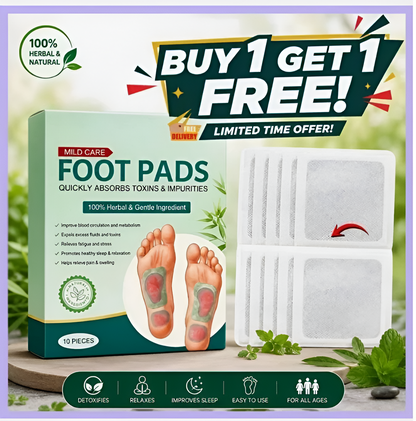 Detox foot pain Relief patch  ( Buy 1 get 1 free )